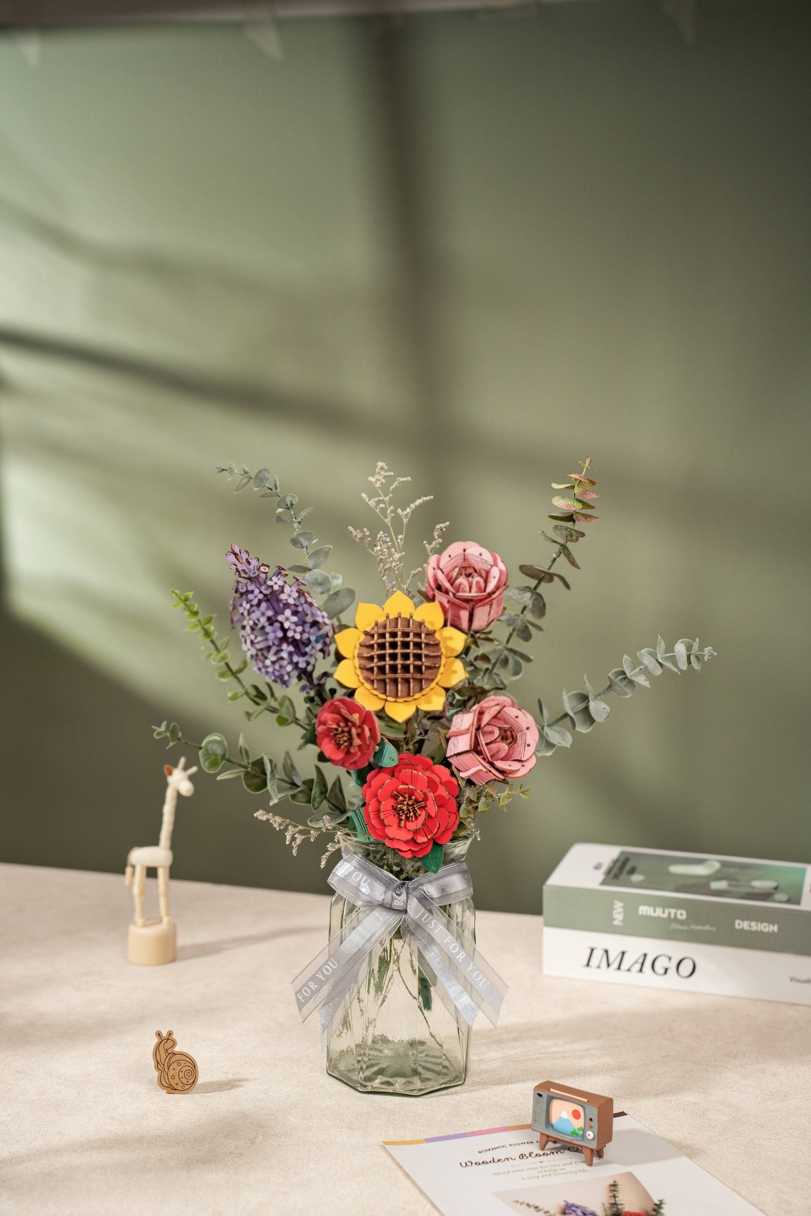 3D Wooden Flower Puzzle Bundle Pack