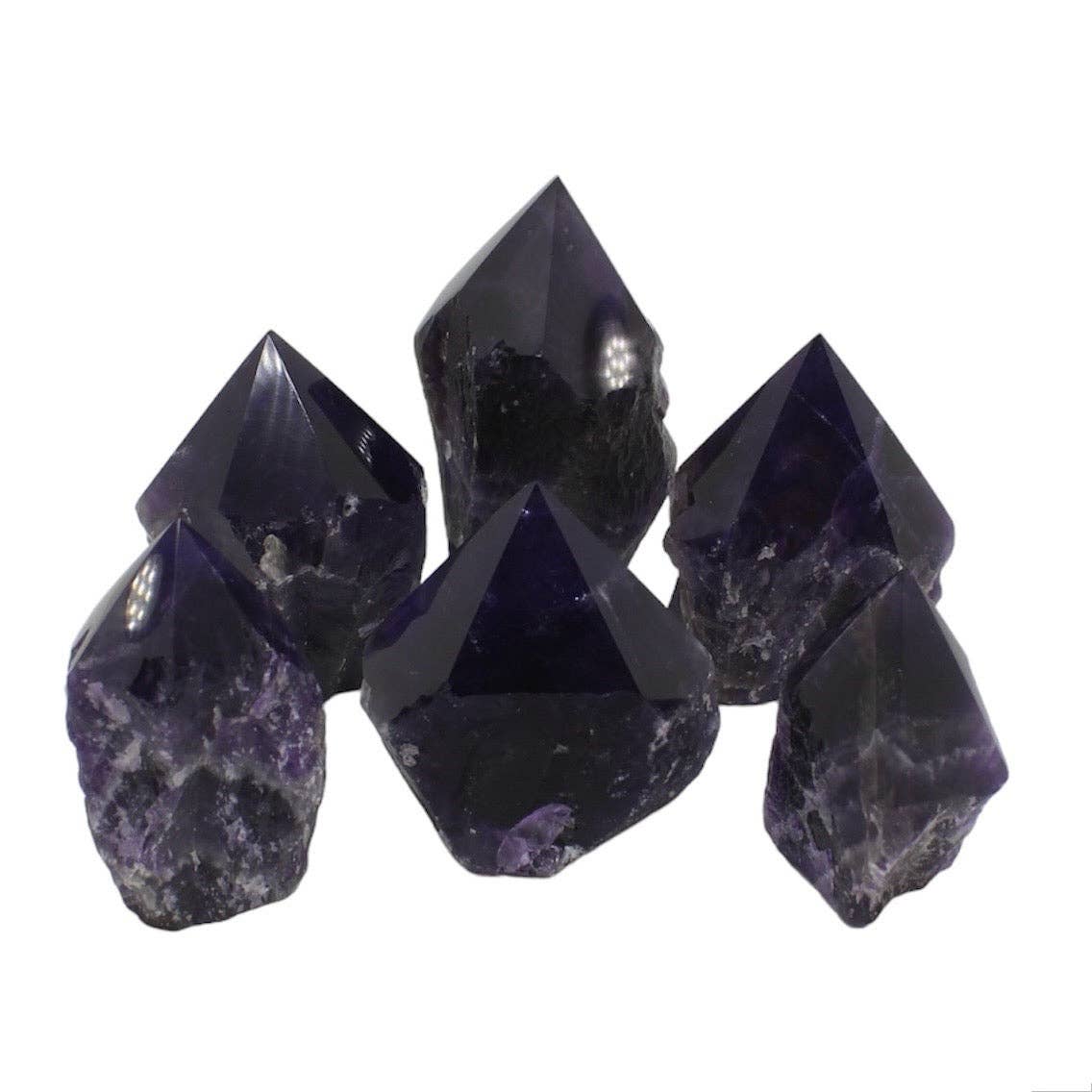 Dark Amethyst Top Polished Point
