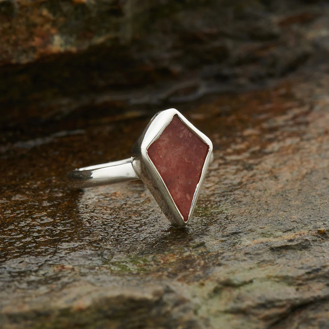 Sunstone Majestic Sterling Silver Ring