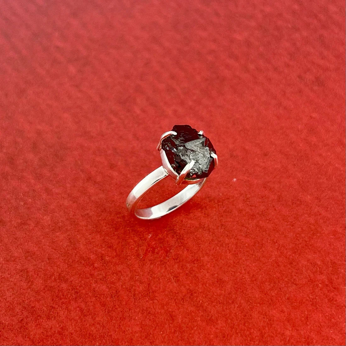 Shungite Sterling Silver Ring