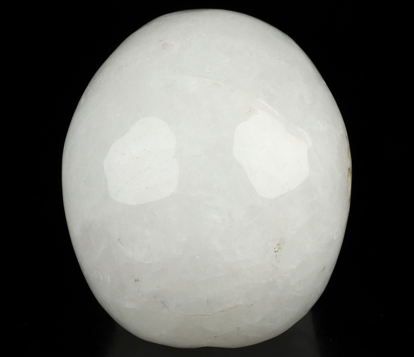 Angolan Quartz Rock Crystal Natural Crystal Skull Large 5.0"