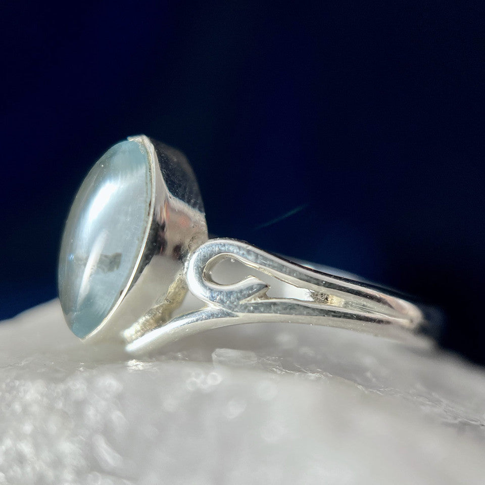 Lovely Blue Topaz Sterling Silver Ring - Assorted Sizes