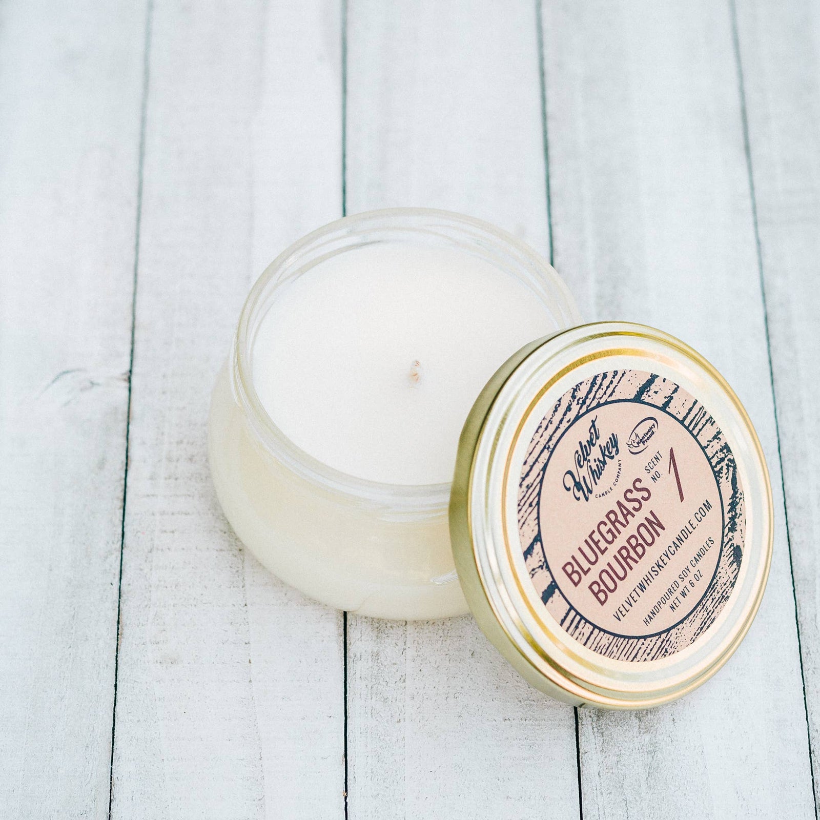 Bluegrass Bourbon Soy Candle | Hand-poured