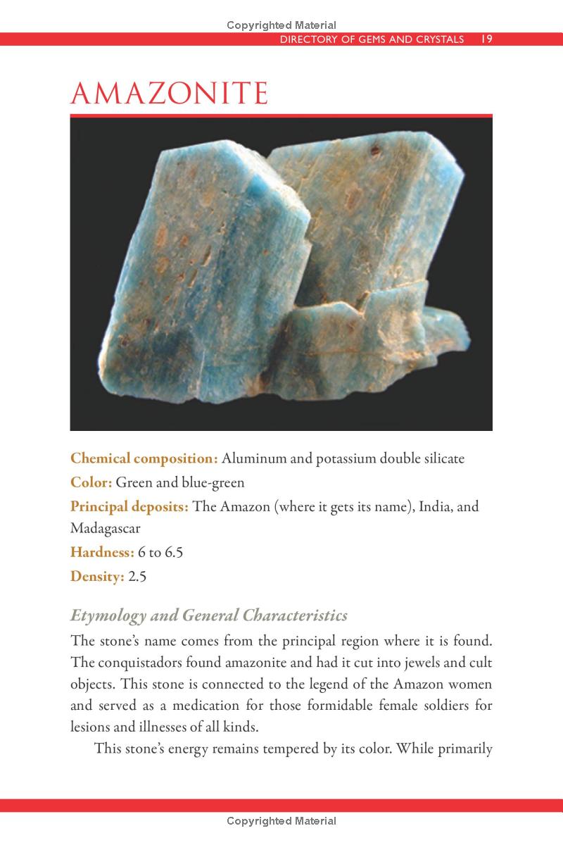 Metaphysical Book of Gems and Crystals by Florence Mégemont