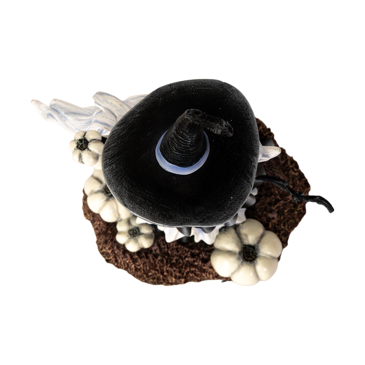 Ghost Pumpkin Witch Statue with Ghost & Bat Companions by Amy Brown