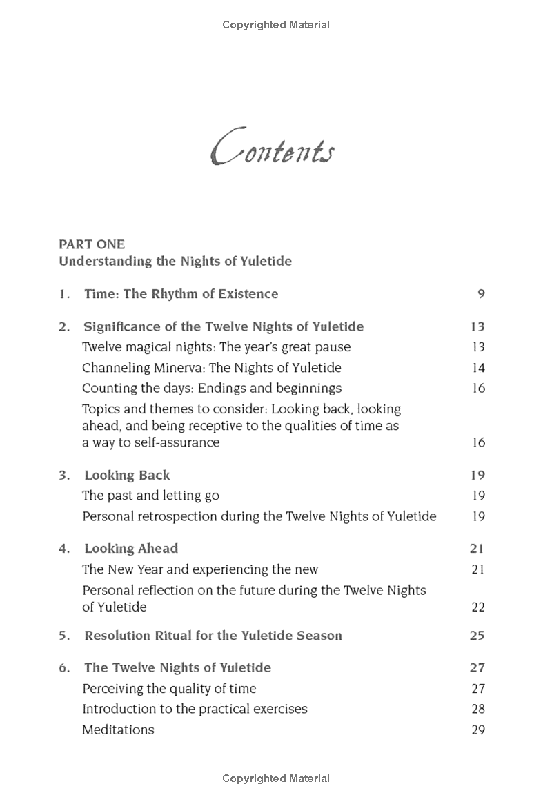 Inner Practices for the Twelve Nights of Yuletide