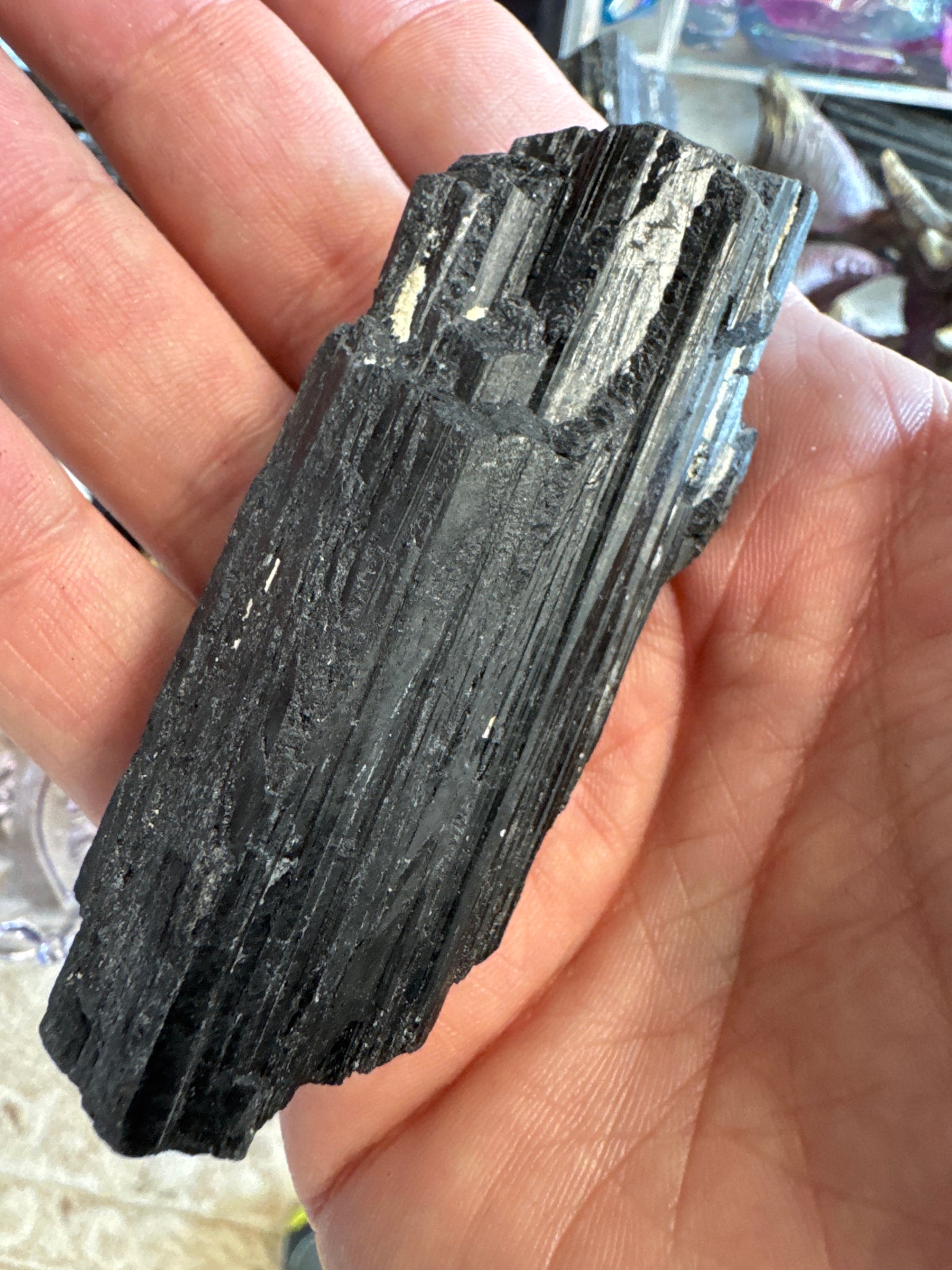 Premium Black Tourmaline Natural Gemstone