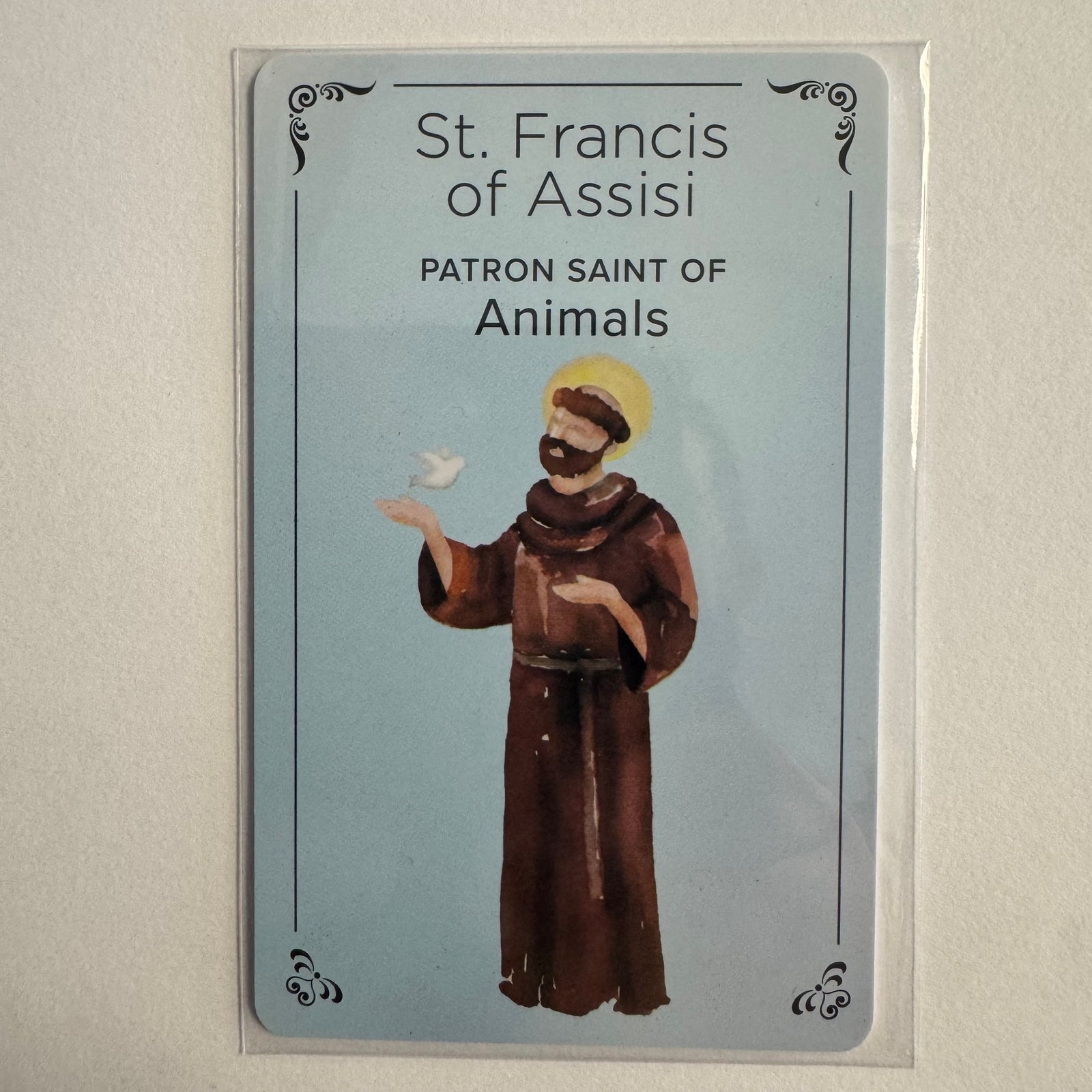 Patron Saint Pocket Card – Carry Daily Blessings & Protection