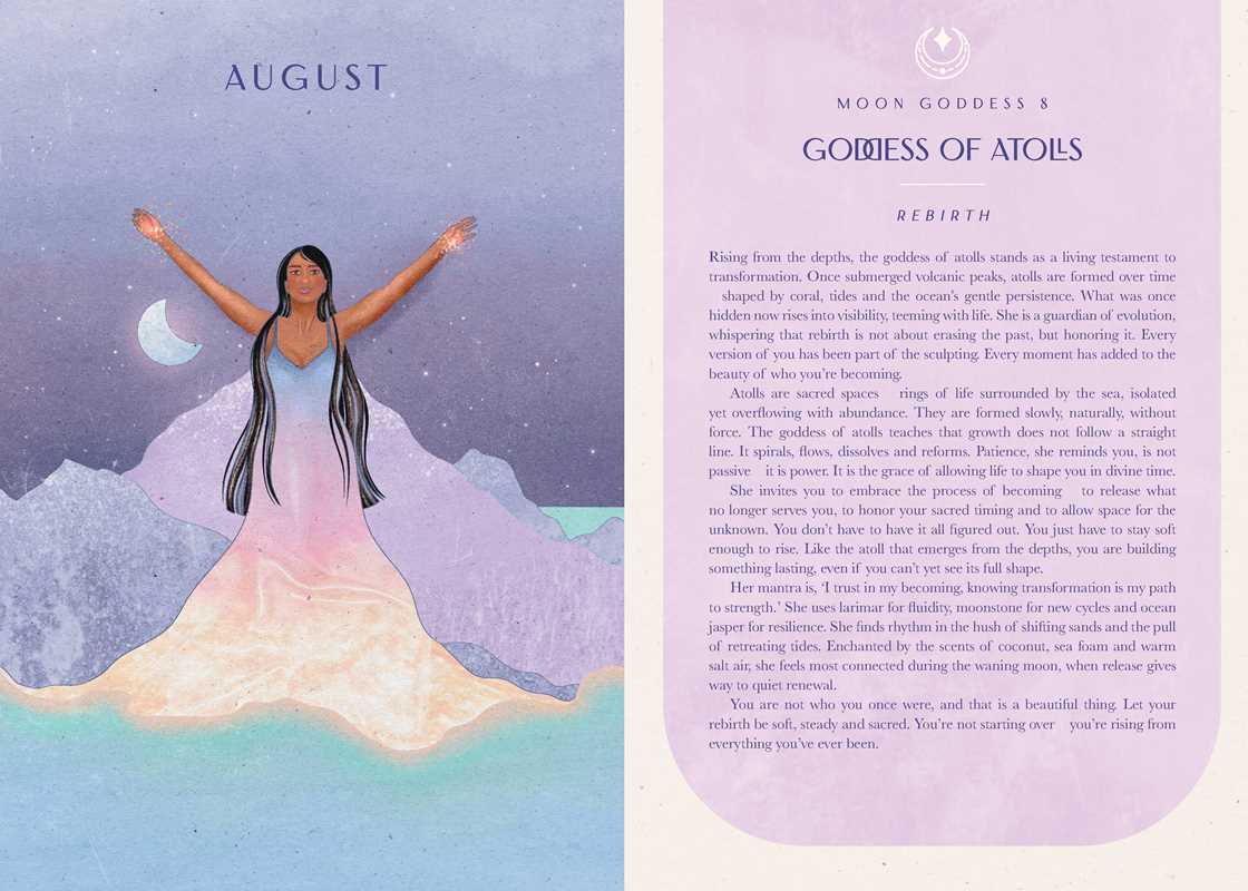 2027 Moon Goddess Planner Calendar - Northern Hemisphere