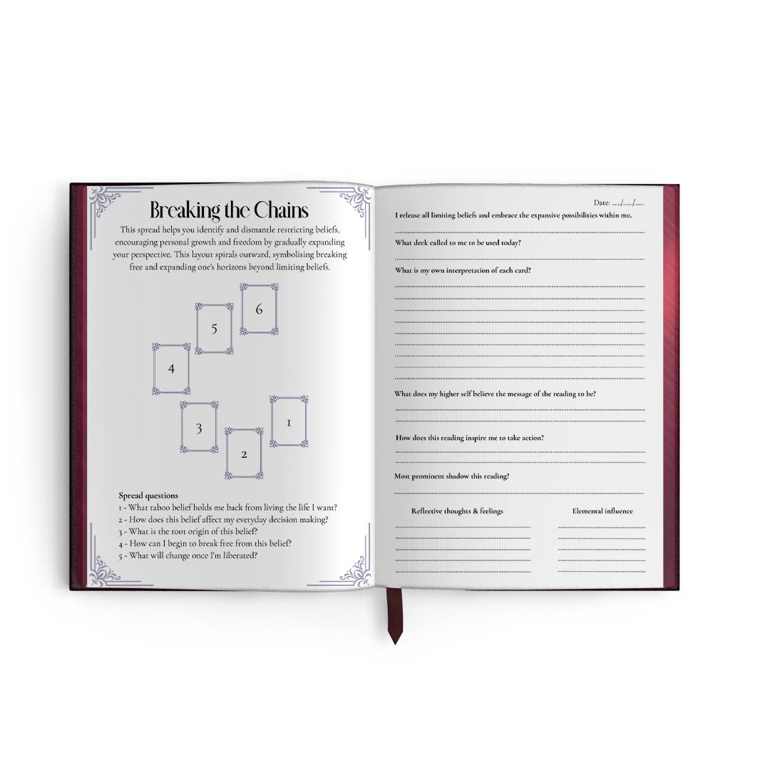 Shadows of Tarot: A Tarot Spread Journal