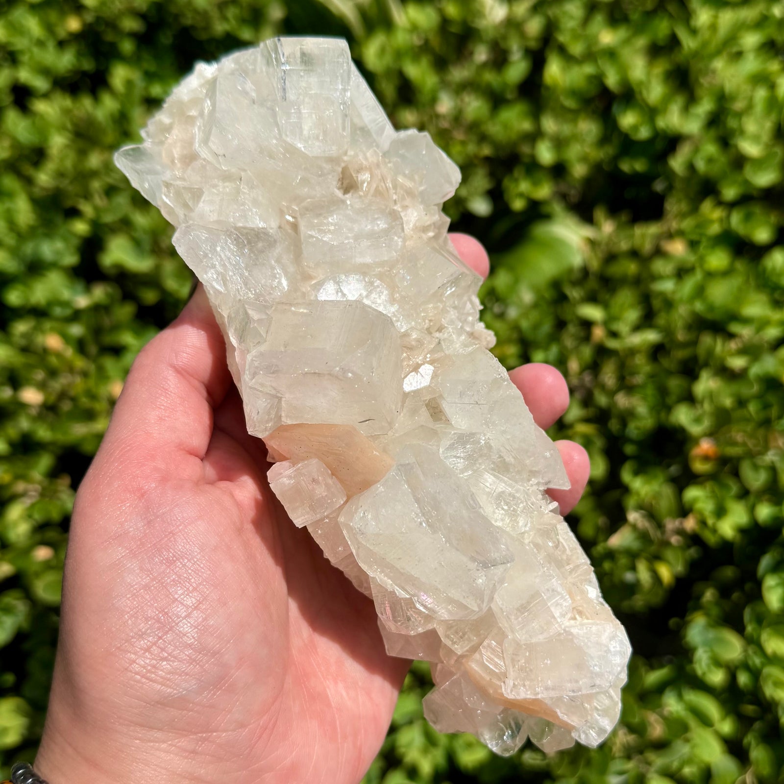 Apophyllite with Stilbite Natural Gemstone Specimen