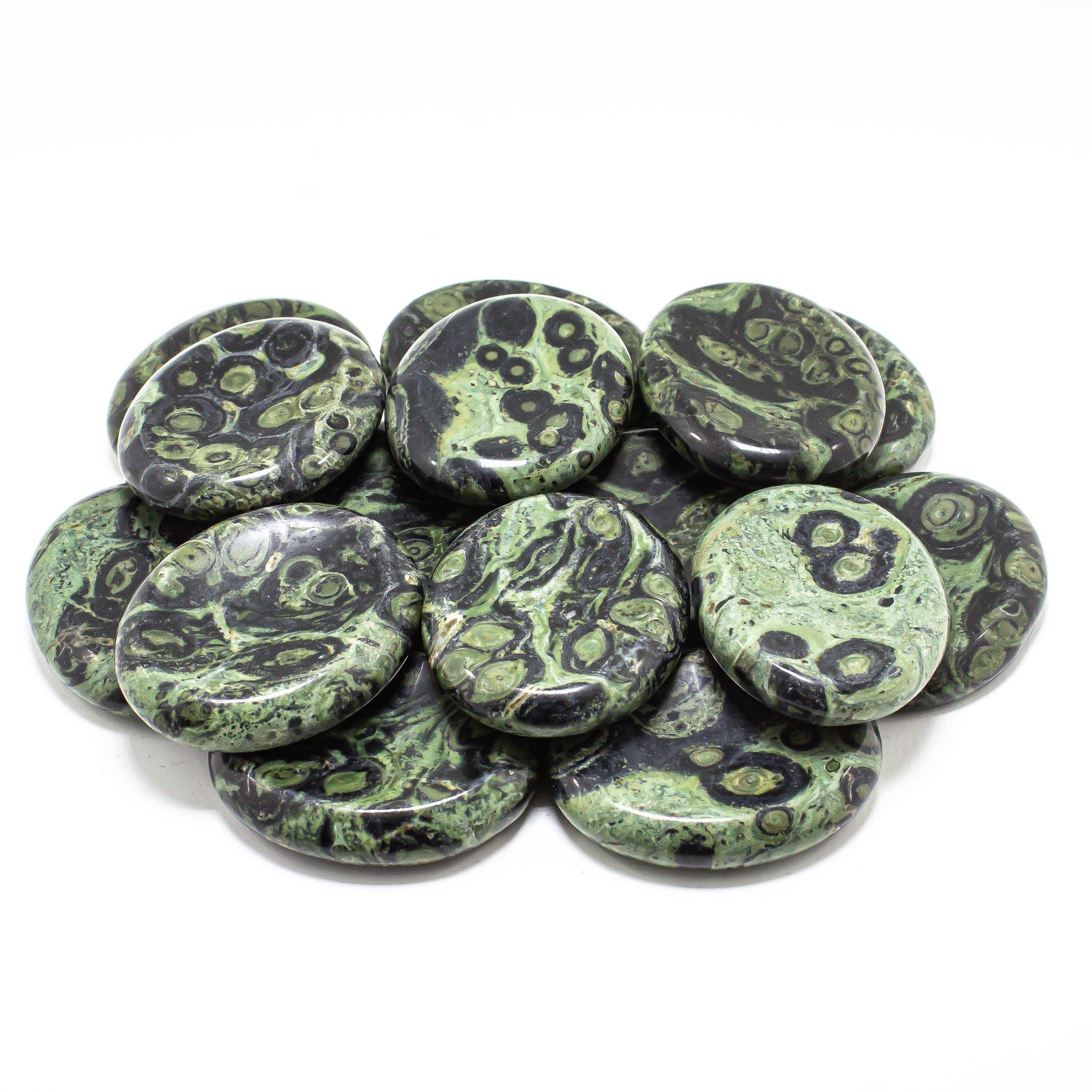 Kambaba Jasper Worry Stone – for Calm, Grounding & Peace