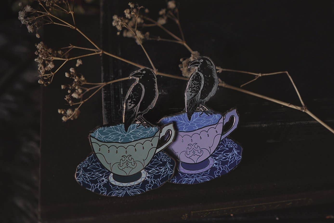 Nevermore Pin: Rose Tea (Blush Pink)