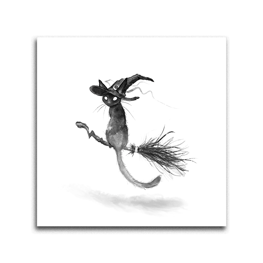 Shade Witch Cat Print