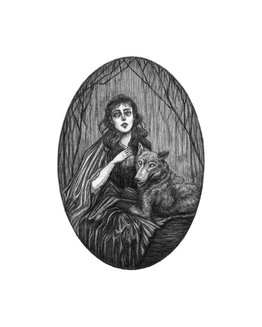 The Company of Wolves - Fine Art Print - Wolf - Forest