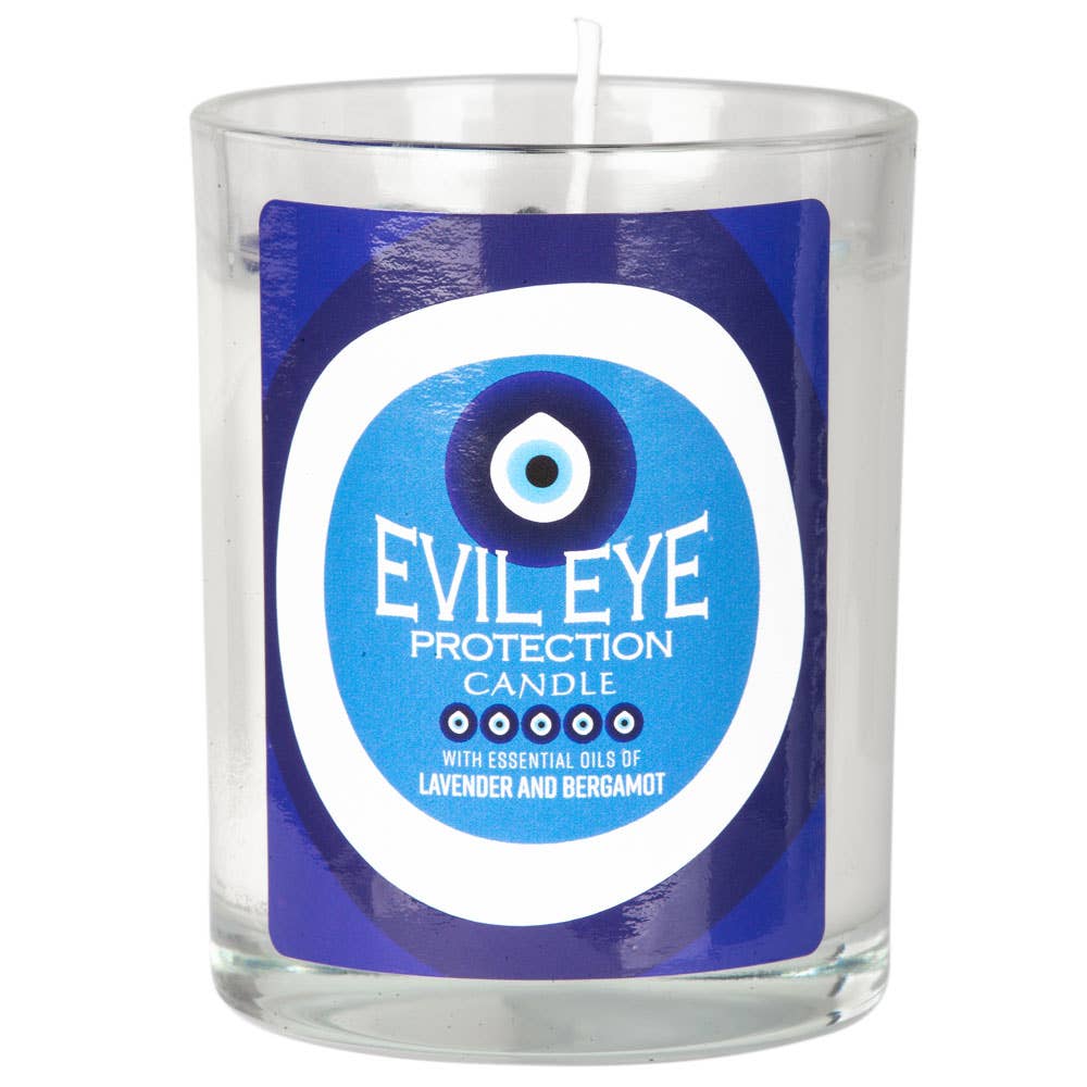 Evil Eye Glass Jar Candle 10oz