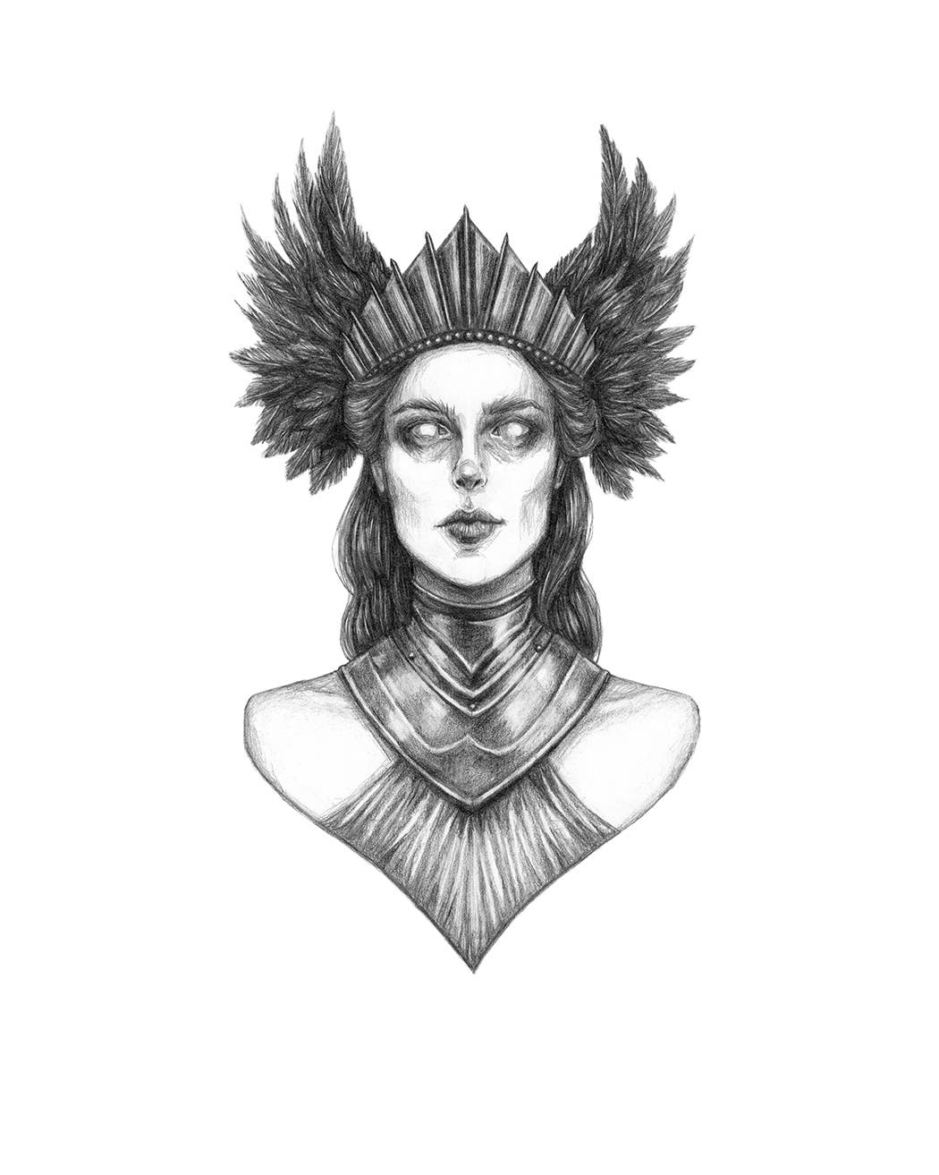 Athena Fine Art Print - Greek Goddess of War & Wisdom