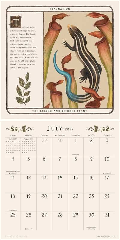 Woodland Wardens 2027 Wall Calendar by Jessica Roux