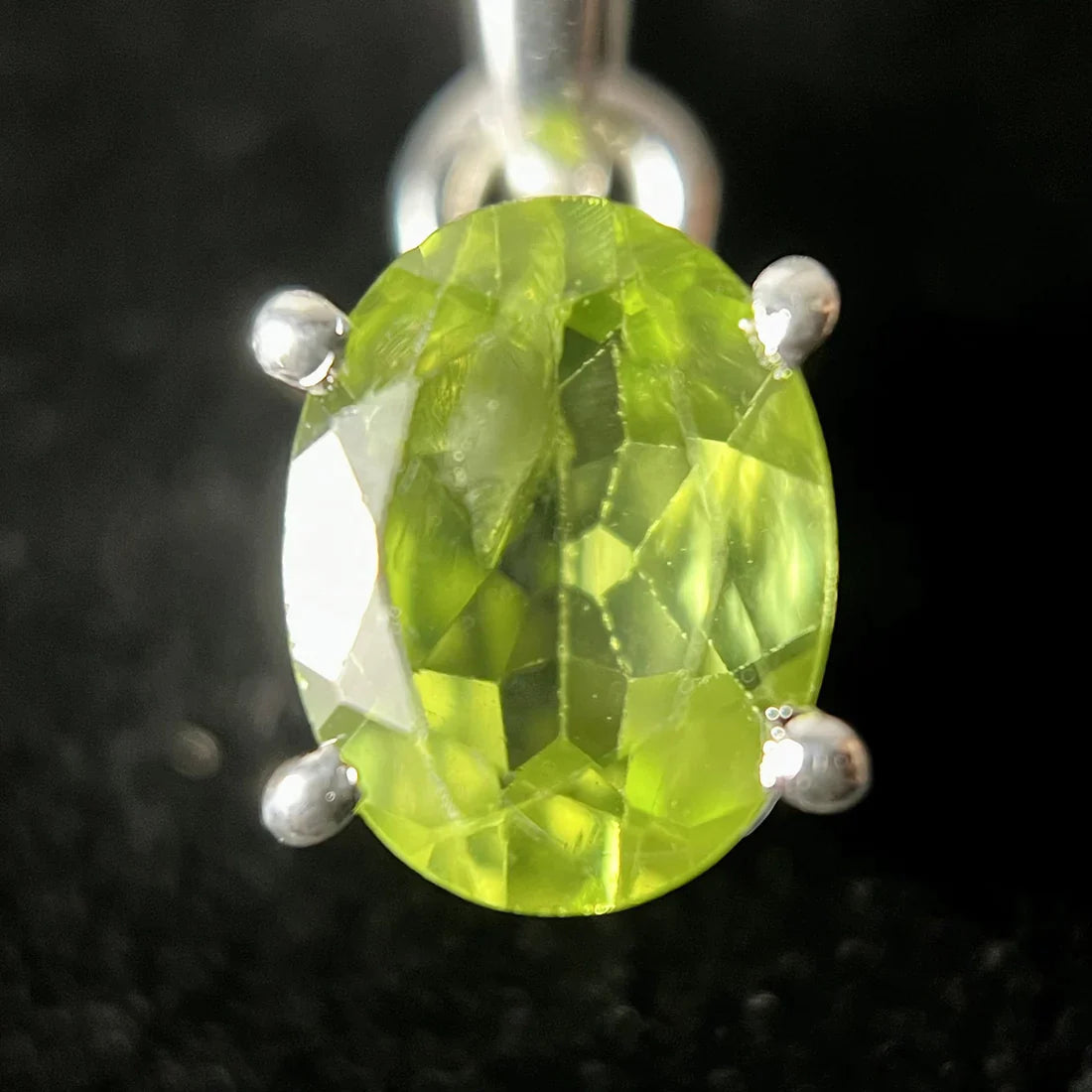 Peridot Sterling Silver Pendant