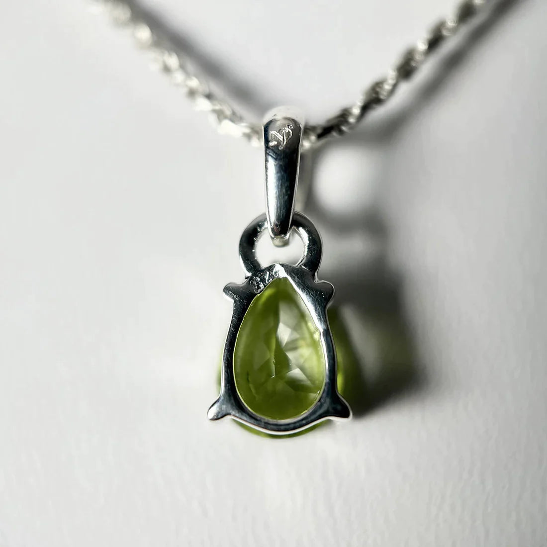 Peridot Sterling Silver Pendant