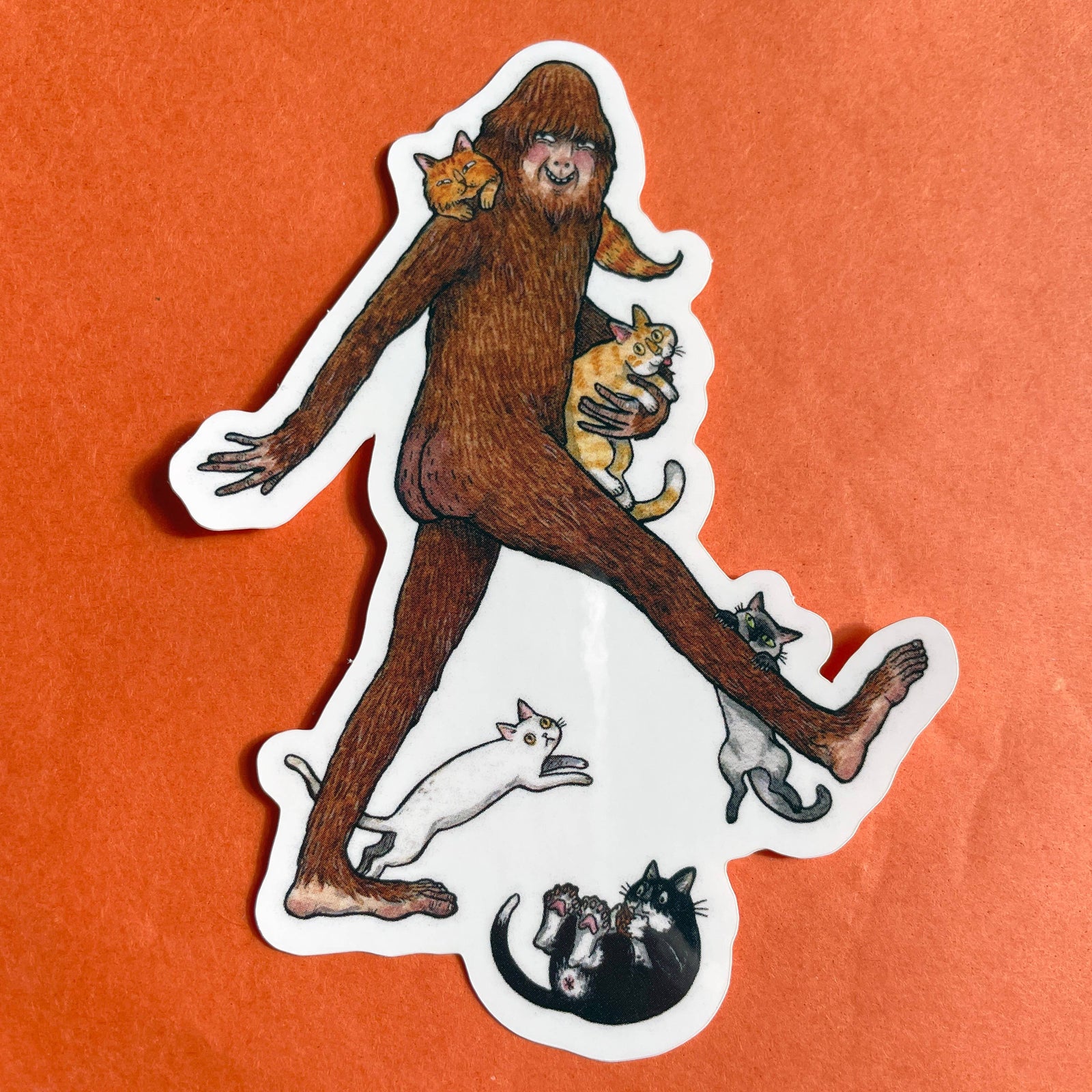 Big Paw 3" Bigfoot Sasquatch Cryptid Vinyl Sticker