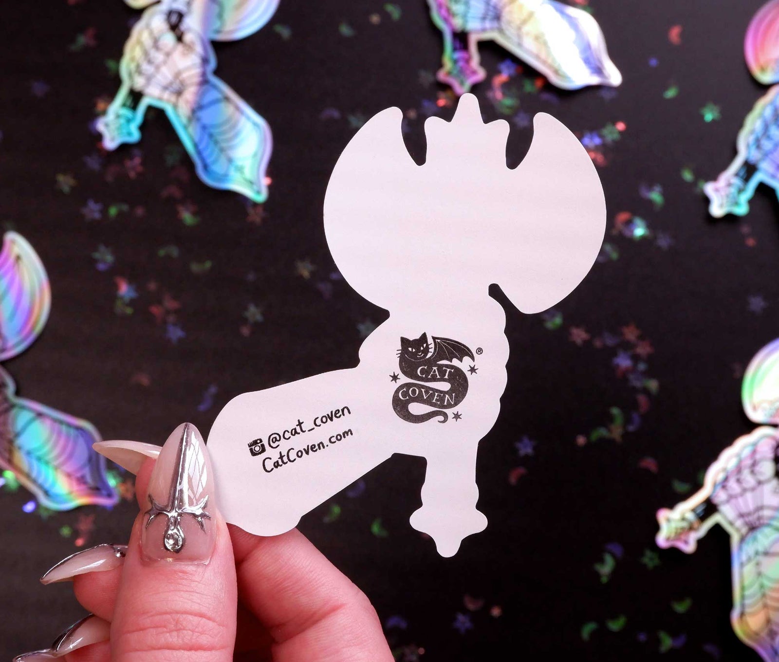 Battle Axe & Gauntlet - Holographic Sticker