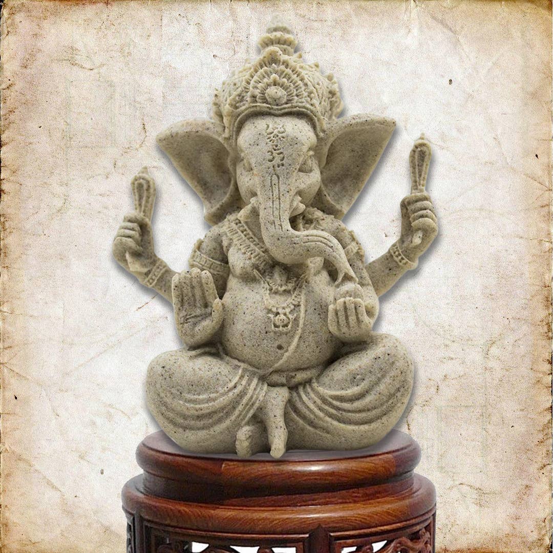 Sandstone Ganesh Statue - Large