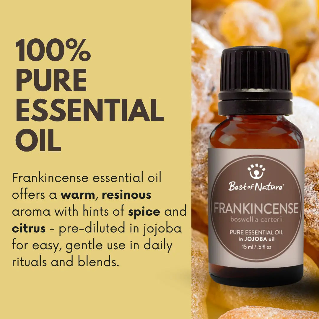 Frankincense Essential Oil Blended with Jojoba Oil