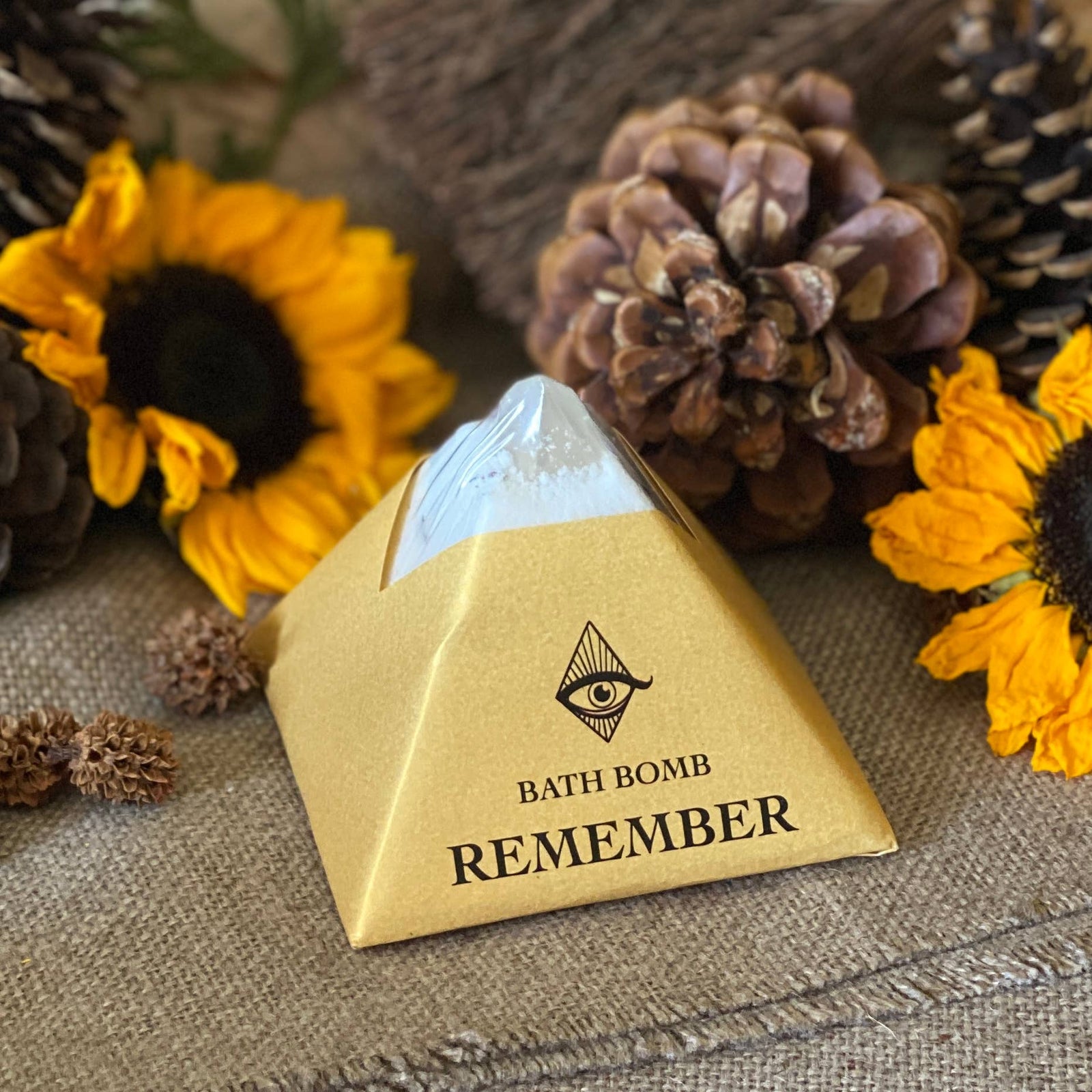 Remember Bath Bomb with Charged Crystal