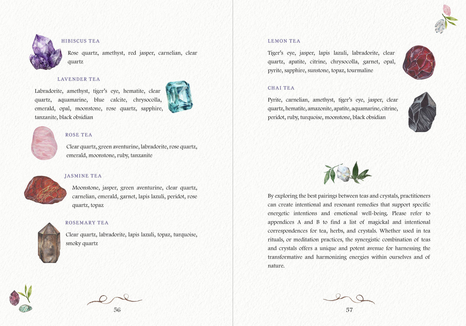 A Tea Witch’s Crystal Brews: Empowering the Magick of Tea with Crystal Grids