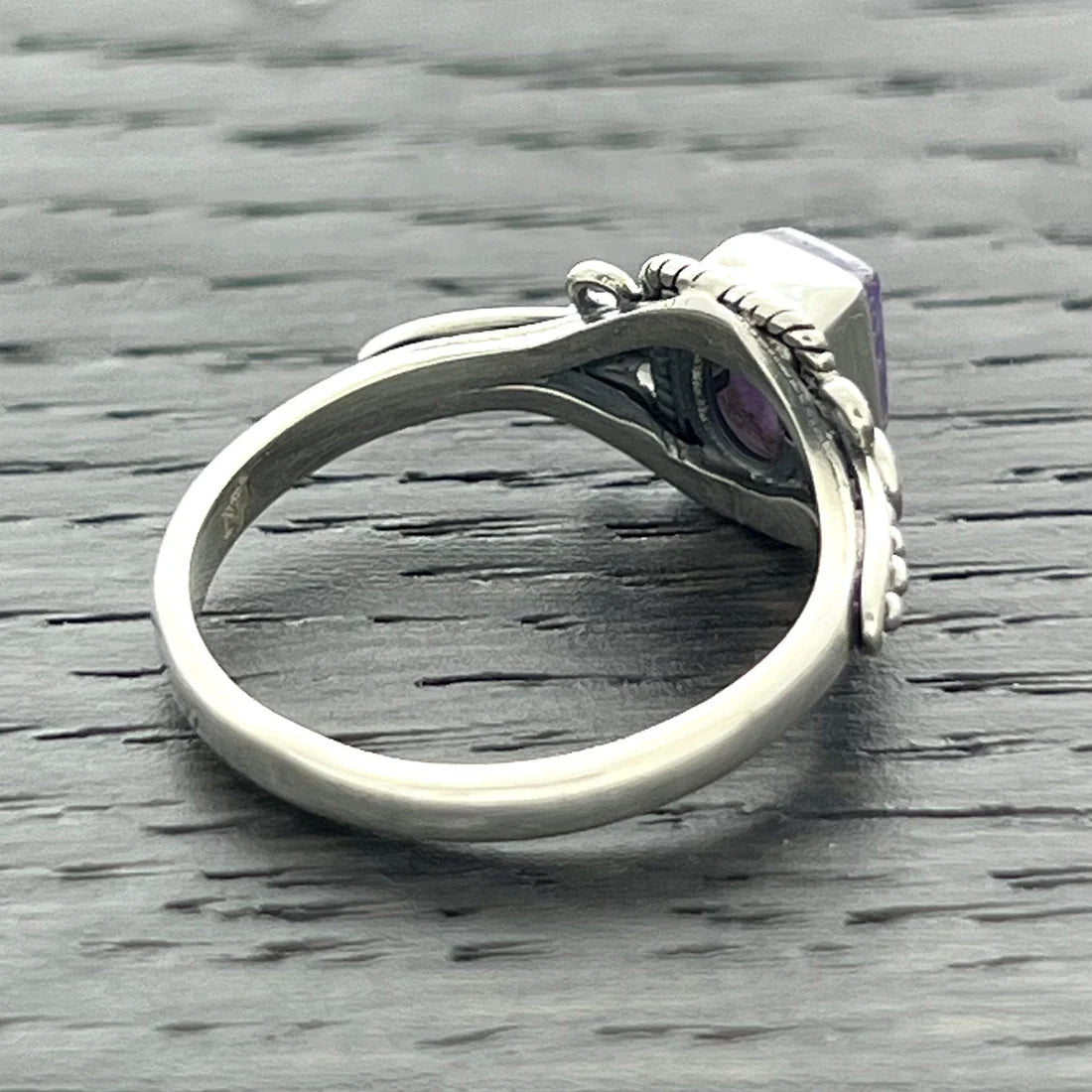 Lepidolite Sterling Silver Orion Ring