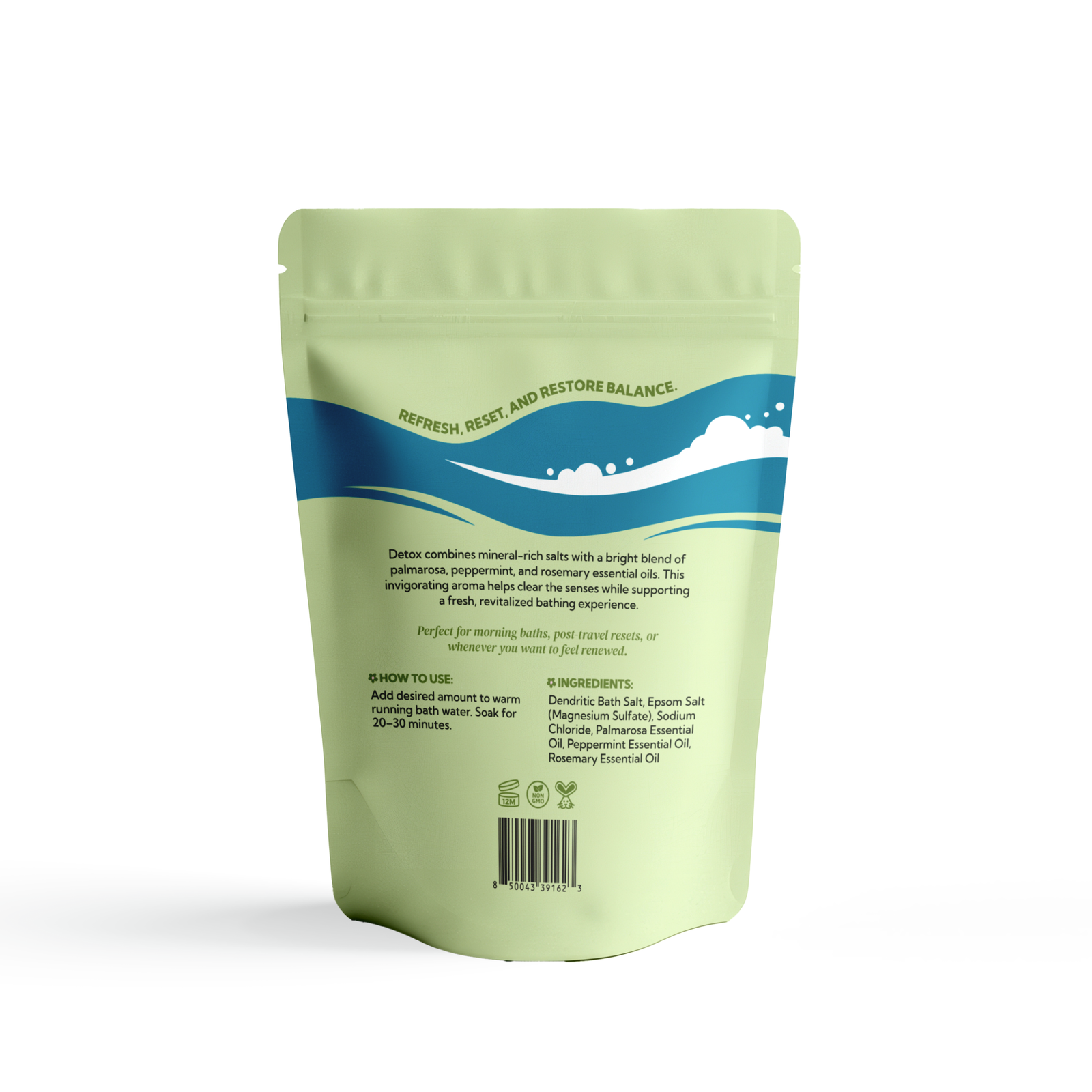 Detox Mineral Bath Salt with Pure Essential Oils