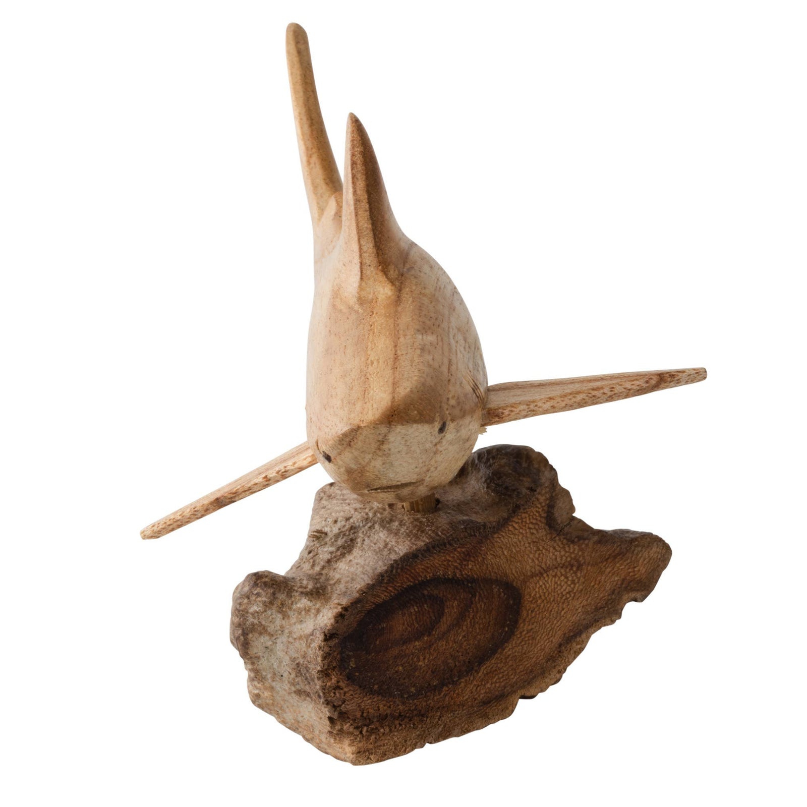 SMALL SHARK WITH WOOD BASE