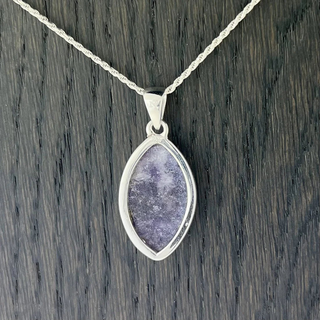 Lepidolite Sterling Silver Pendant