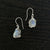 Rainbow Moonstone Sterling Silver Dangle Earrings