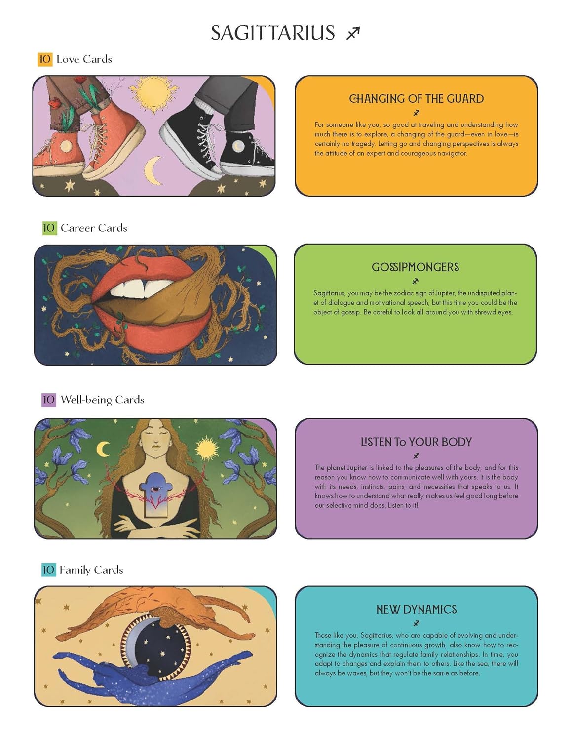 Sagittarius Pocket Zodiac Cards: 40 Magical Messages