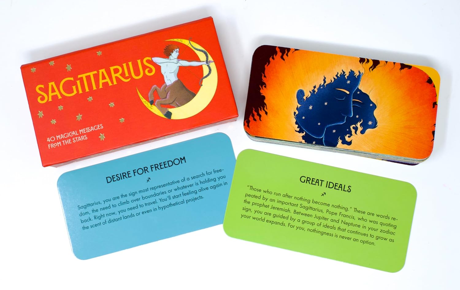 Sagittarius Pocket Zodiac Cards: 40 Magical Messages
