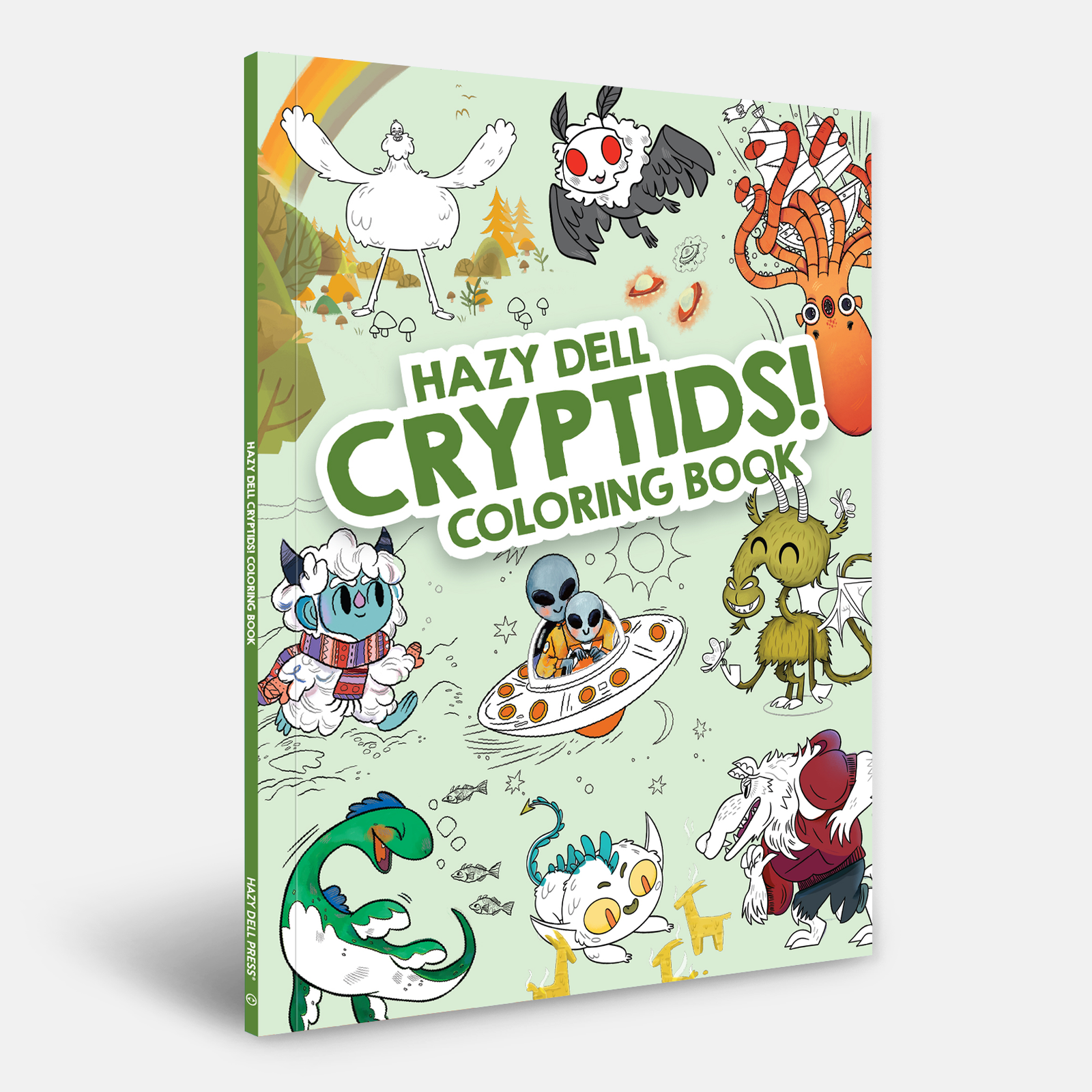 Cryptids! Coloring Book