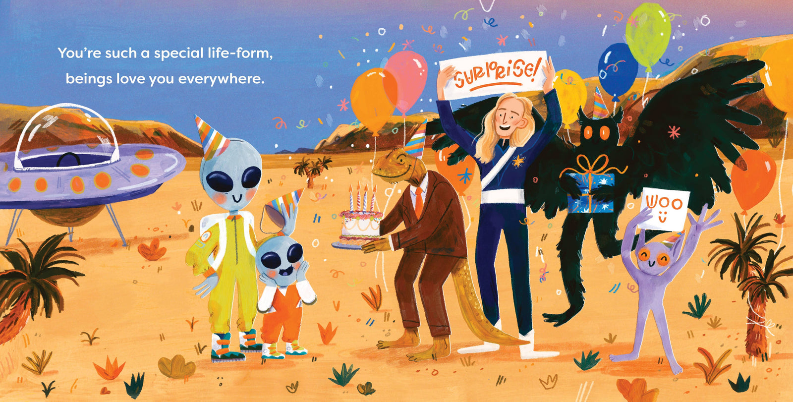 You're Out of This World Board Book