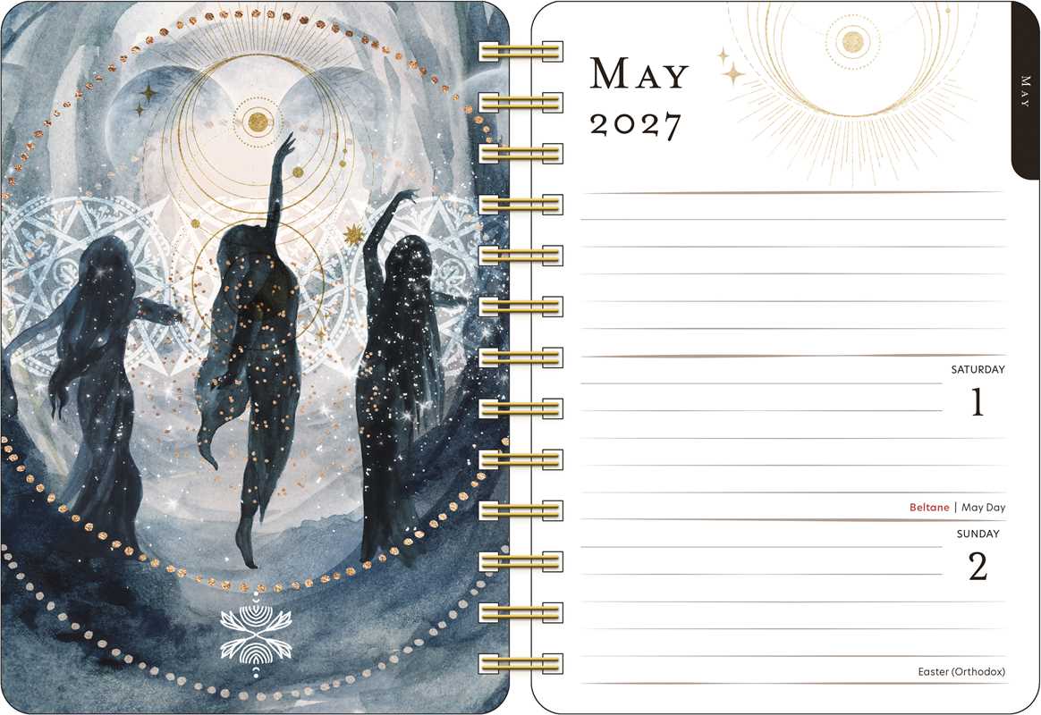 Year of the Witch 2027 Weekly Planner Calendar – Seasonal Intuitive Magick for Your Everyday Practice