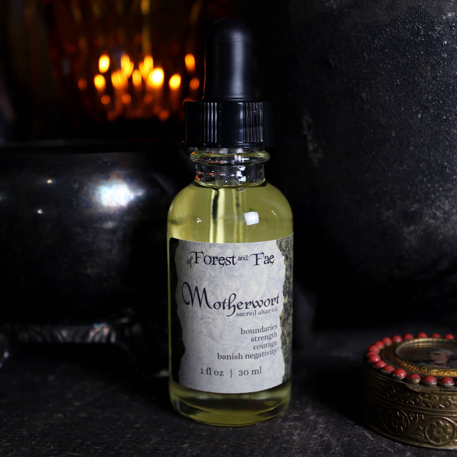 Motherwort Sacred Altar Oil • Ritual Oil • Empath Protection