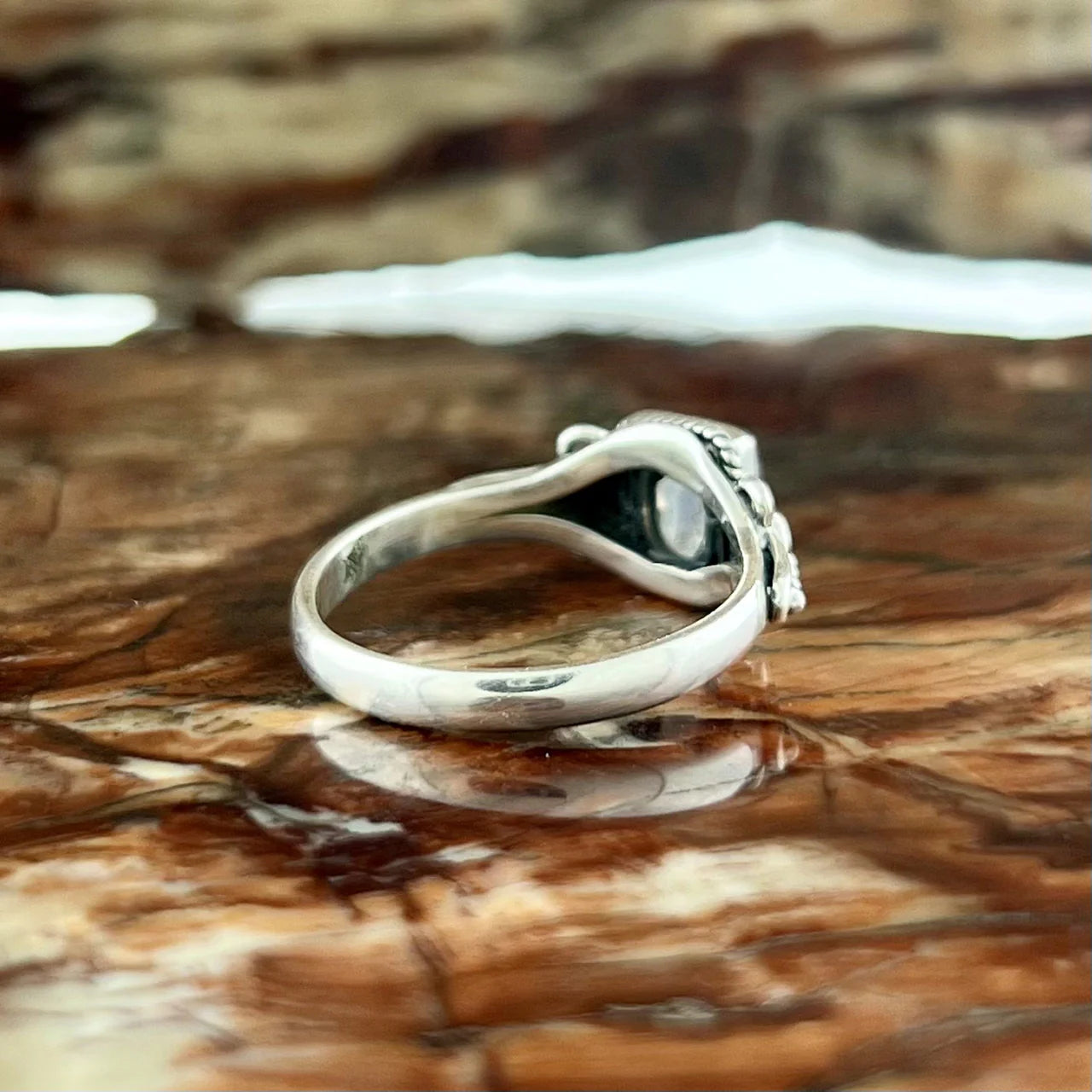 Moonstone Sterling Silver Orion Ring