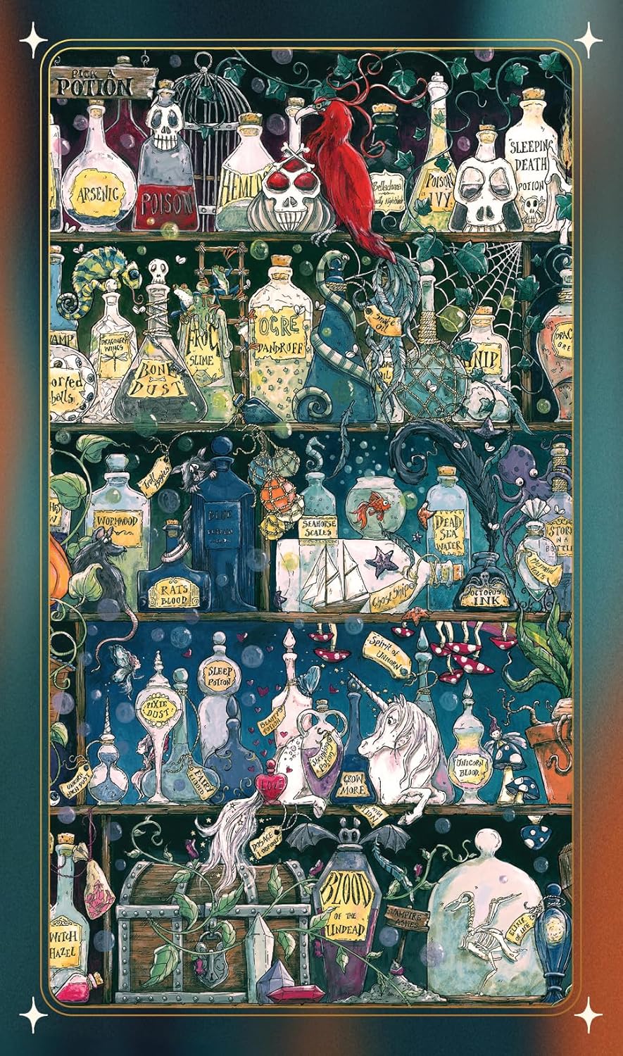 The Alchemist's Oracle: Elixirs for Personal Growth & Wellbeing Cards