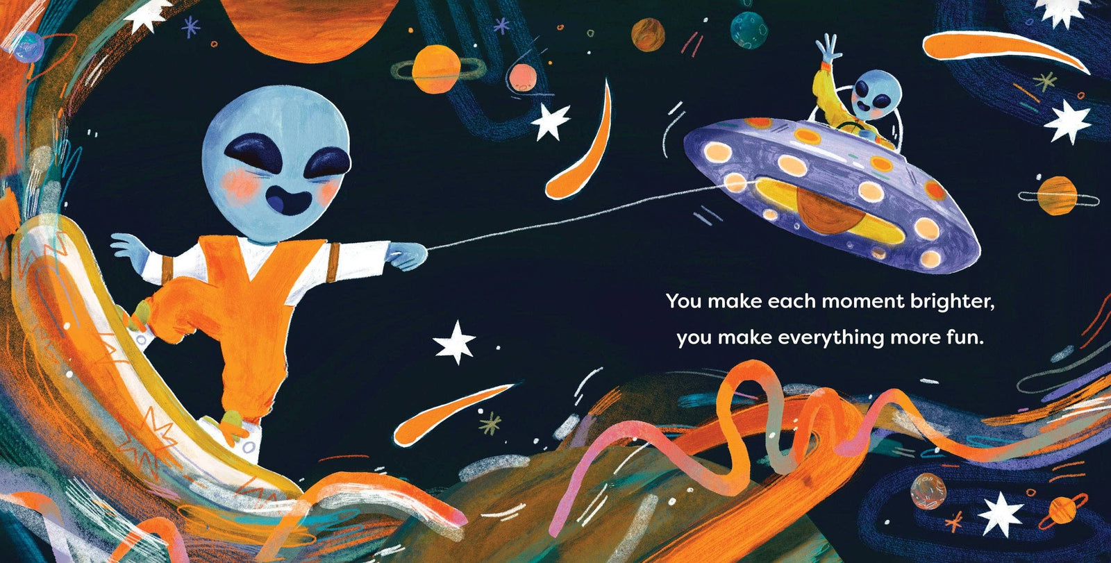 You're Out of This World Board Book