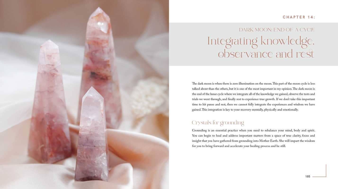 Crystal Rituals by the Moon: Raising Your Vibration Through Every Lunar Cycle by Leah Shoman