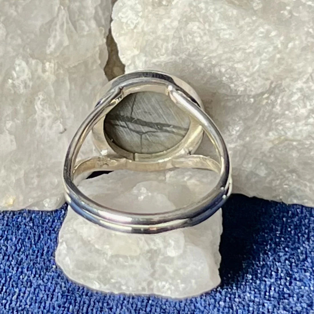 Picasso Jasper Ring in Sterling Silver
