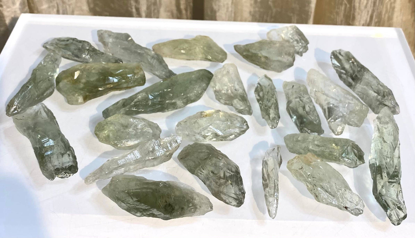 Prasiolite Green Amethyst Natural Crystal Gemstone for Healing