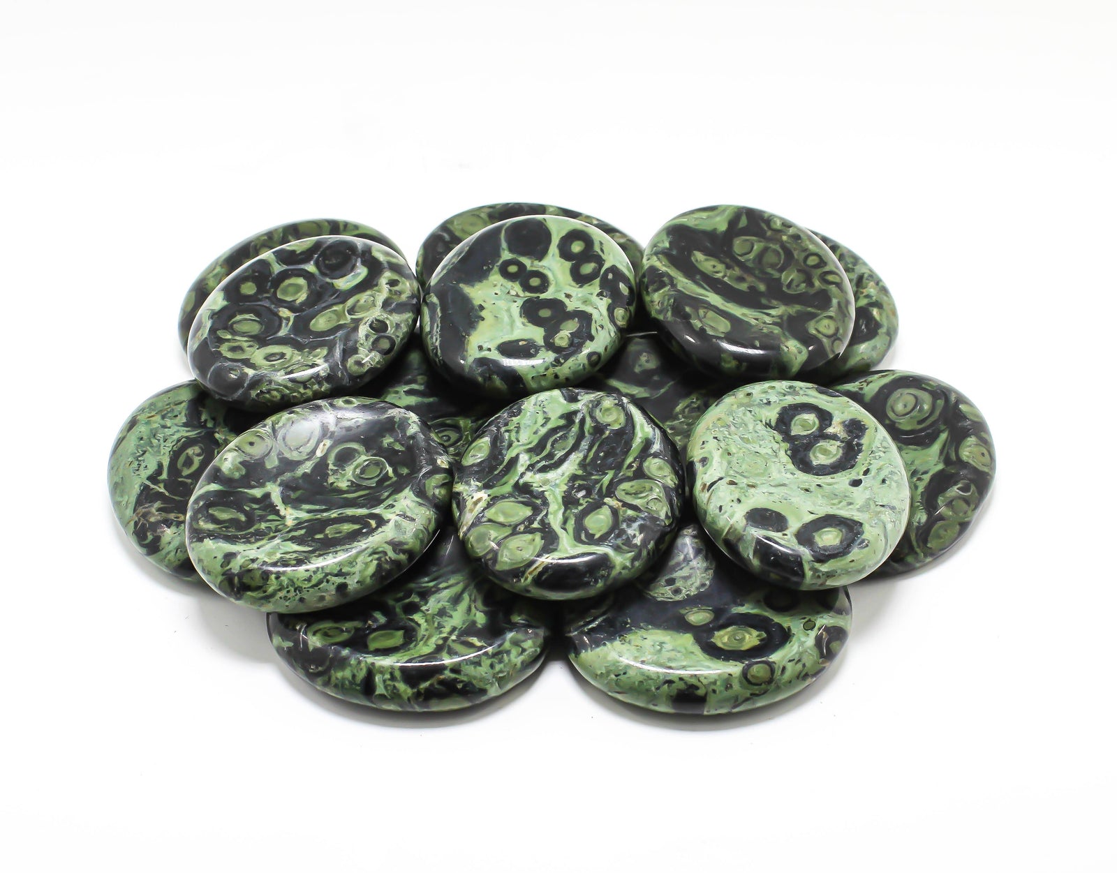 Kambaba Jasper Worry Stone – for Calm, Grounding & Peace