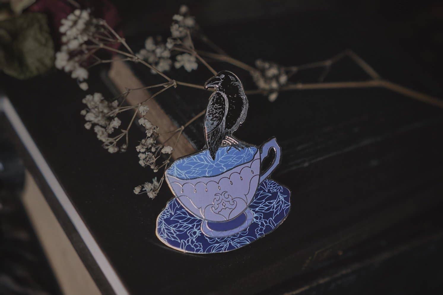 Nevermore Pin: Rose Tea (Blush Pink)