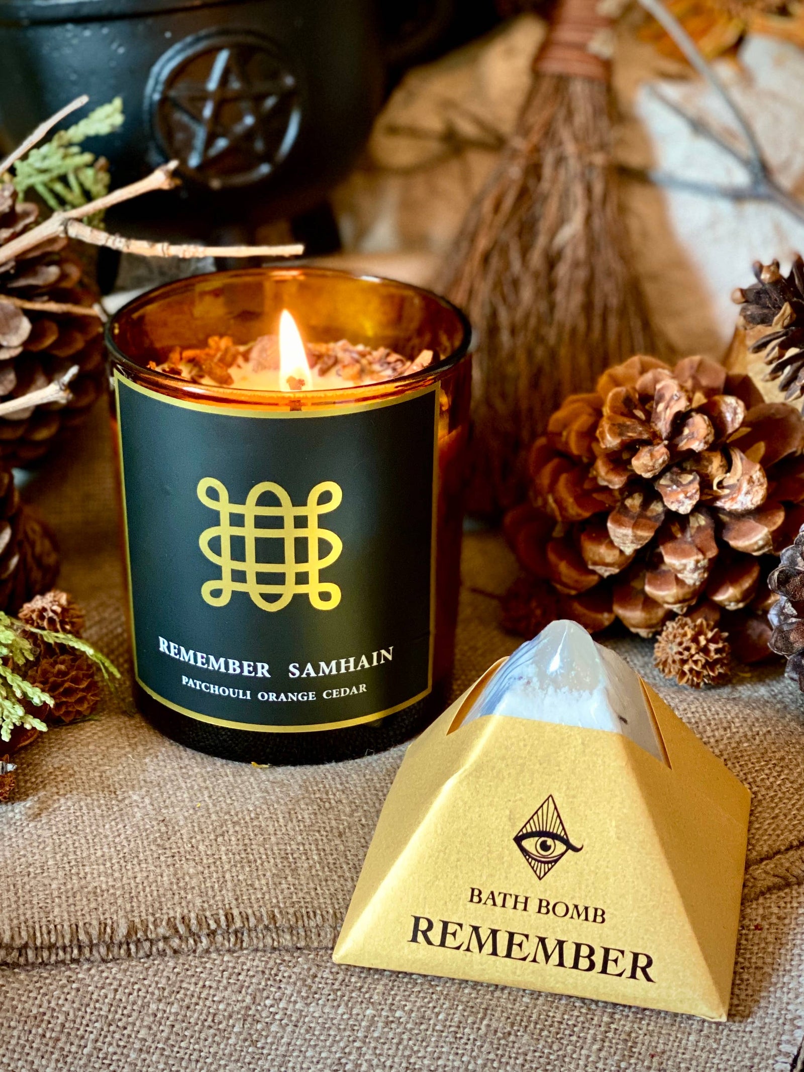 Remember Bath Bomb with Charged Crystal